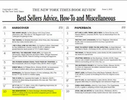 NY Times Bestseller List